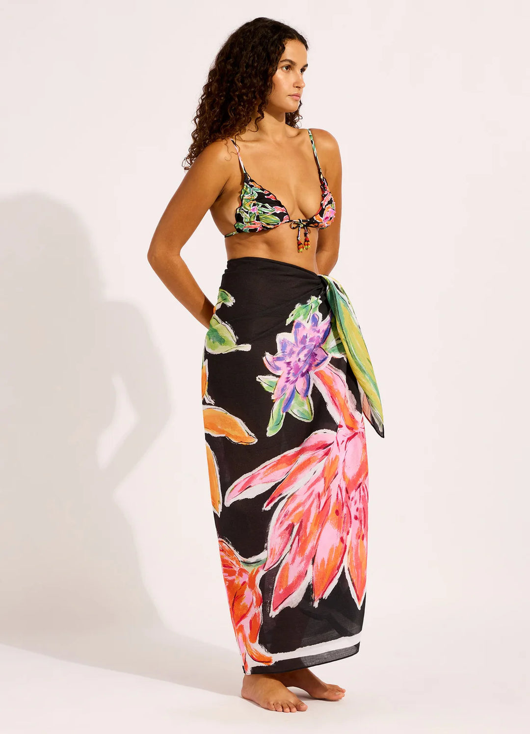 SEAFOLLY- Hothouse Flowers Floral Sarong