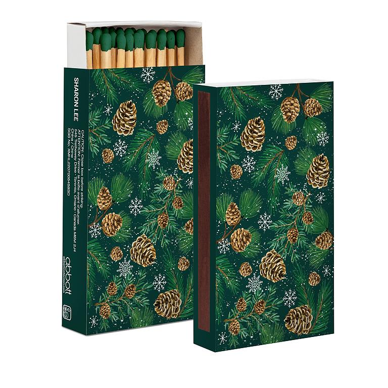 ABBOTT - PINECONES AND BRANCHES MATCHES-45 STKS-4"L