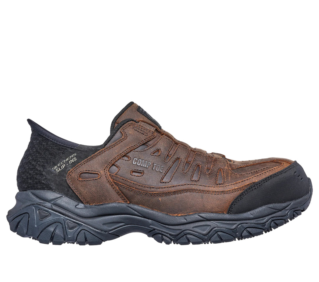 SKECHERS- MEN'S HOLDREDGE - RYKER SLIP-IN WORK SHOE