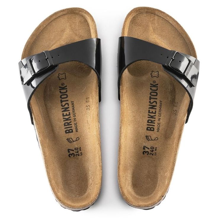 BIRKENSTOCK- MADRID BIRKO-FLOR PATENT SANDAL