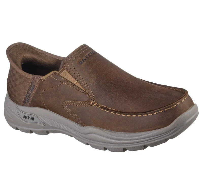 SKECHERS- MEN'S ARCH FIT MOTLEY-MILO SLIPS-INS SHOE