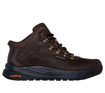 SKECHERS- MEN'S  MEROE - PIKEMAN ROUND TOE WATERPROOF SLIP-IN BOOT
