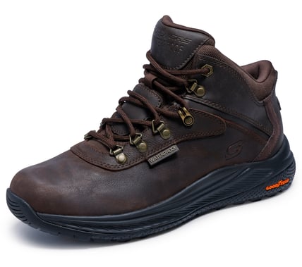 SKECHERS- MEN'S  MEROE - PIKEMAN ROUND TOE WATERPROOF SLIP-IN BOOT