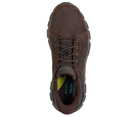 SKECHERS- WOMEN'S SANTORO SMOOTH TOE BUNGEE LEATER SLIP-IN SHOE