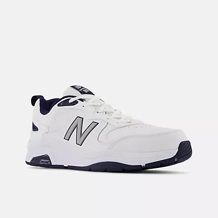 NEW BALANCE- MEN'S MX857WN3 SHOE WHITE/ NAVY