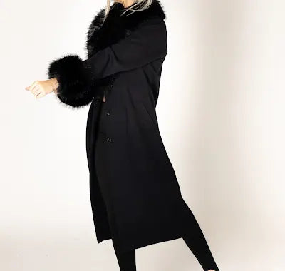 LYLA & LUXE - VICKI-FUR ESSENTIALS FUR COAT