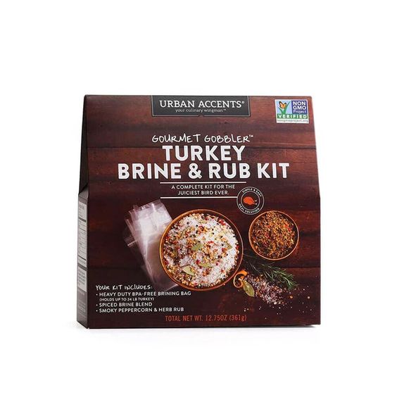URBAN ACCENTS- GOURMET TURKEY BRINE & RUB KIT