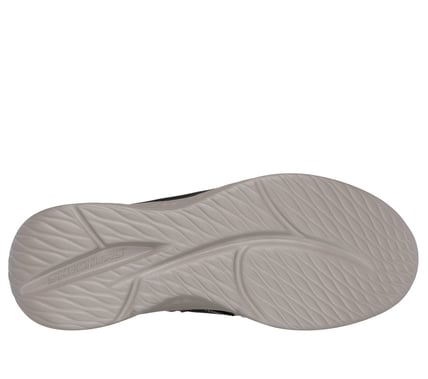 SKECHERS- MEN'S SLADE - SLADE ROUND TOE LEATHER BUNGEE SLIP-IN SHOE