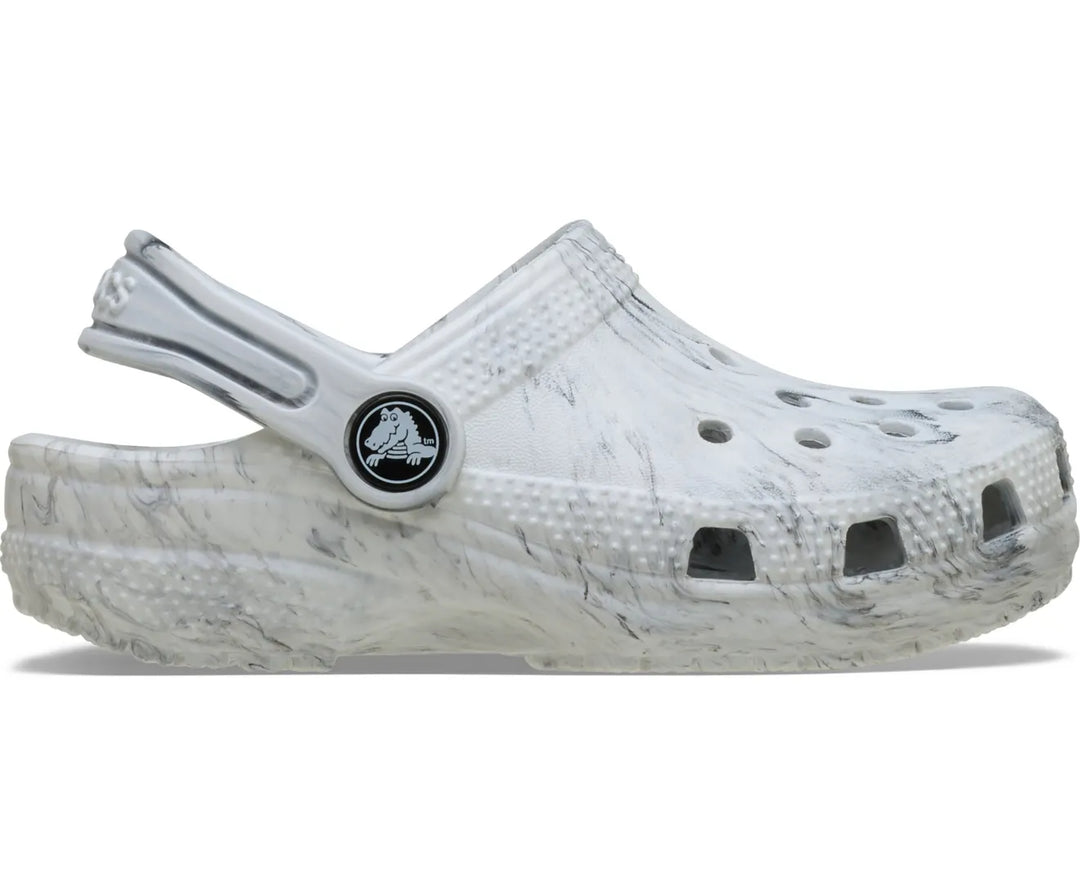 CROCS - KIDS CLASSIC WATERCOLOUR MARBLED CLOG