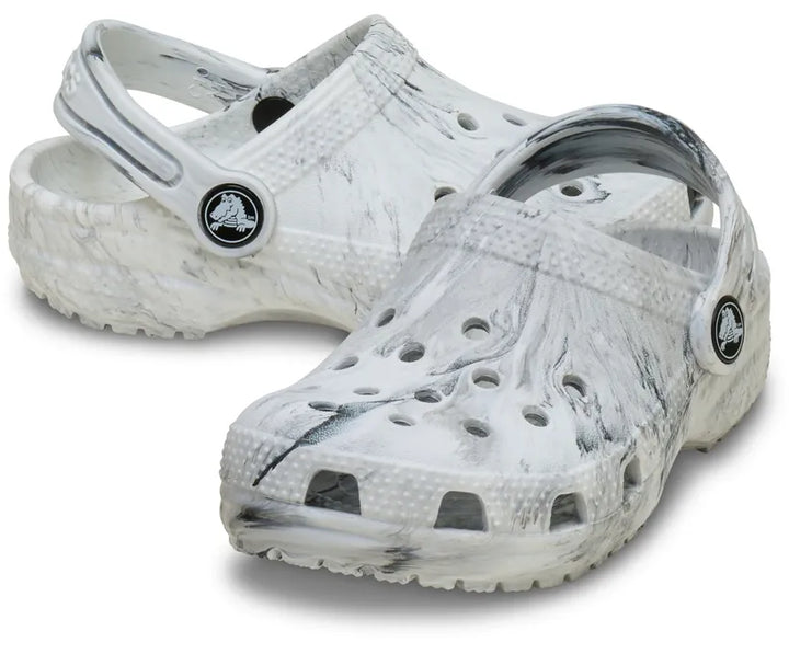 CROCS  - KIDS CLASSIC WATERCOLOUR MARBLES CLOG