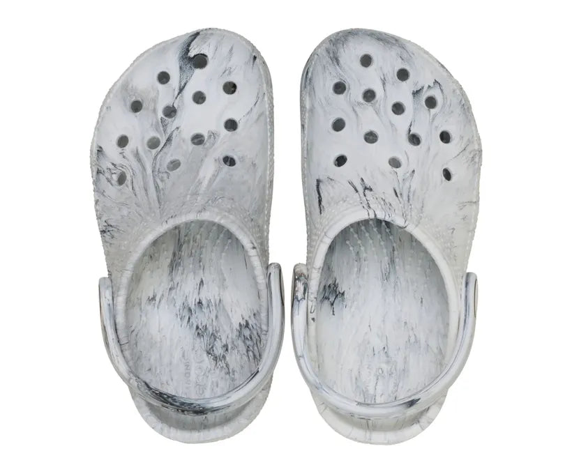 CROCS - KIDS CLASSIC WATERCOLOUR MARBLED CLOG
