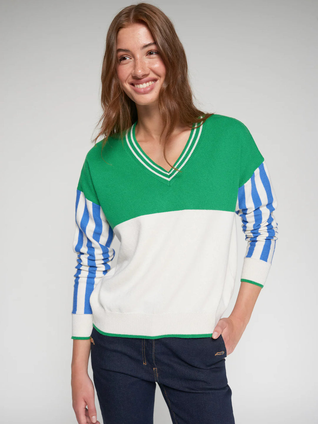 VILAGALLO - WOMEN'S FABIOLA EMB GOLF TOP
