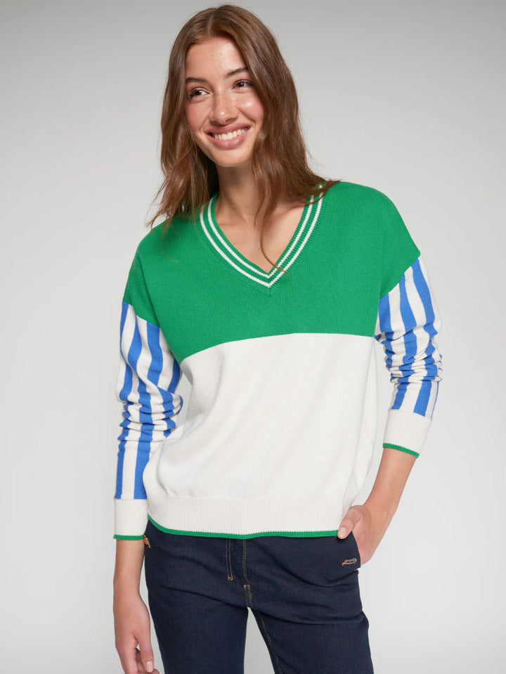 VILAGALLO - WOMEN'S FABIOLA EMB GOLF TOP