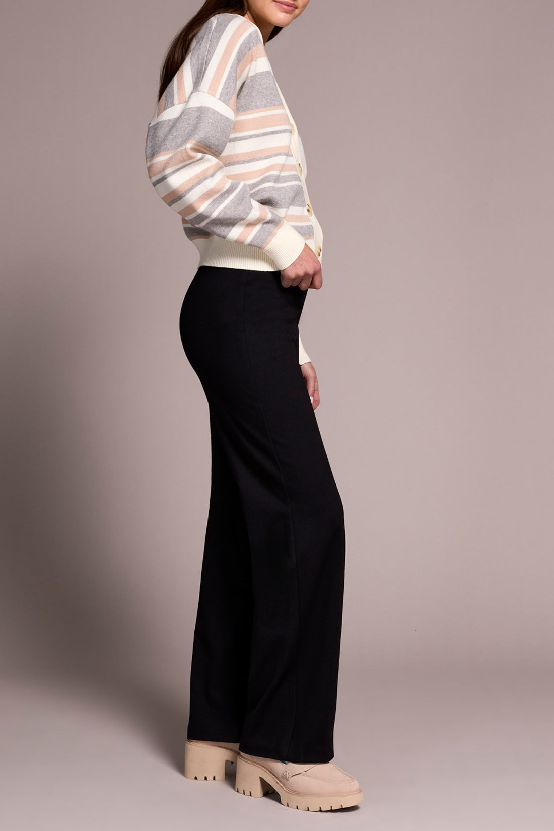 Tribal - Pull-On, Wide Leg Pant #2243O (3 Colours)