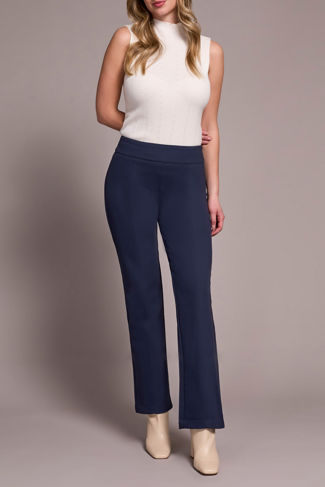 Tribal - Pull-On, Wide Leg Pant #2243O (3 Colours)