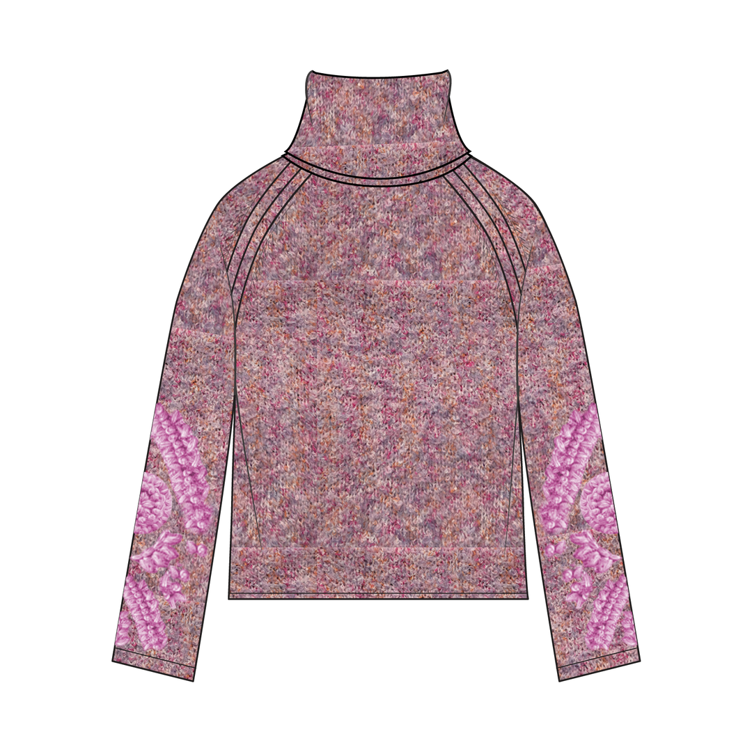 Tribal - Novelty Turtleneck Sweater #23130