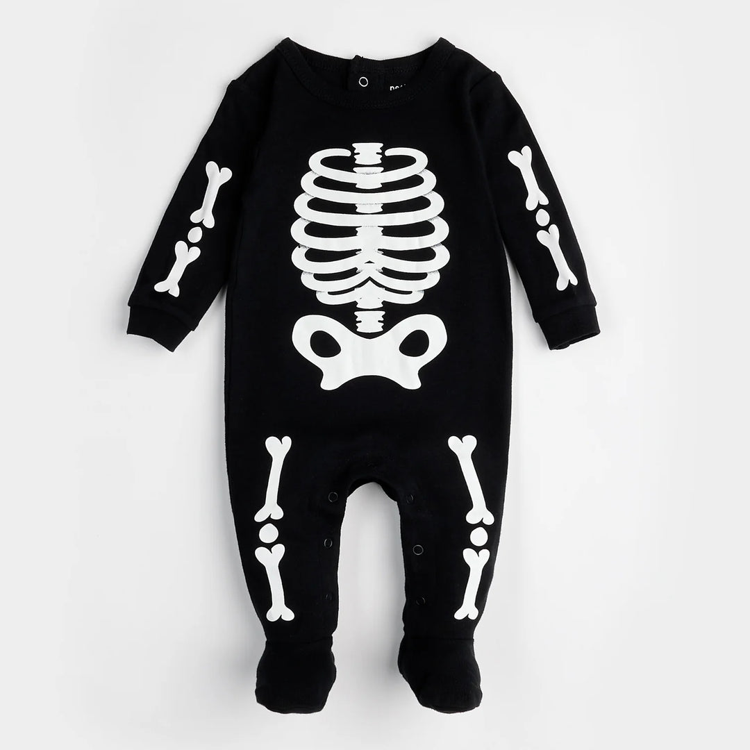 PETIT LEM - BABY SKELETON GLOW SLEEPER 
