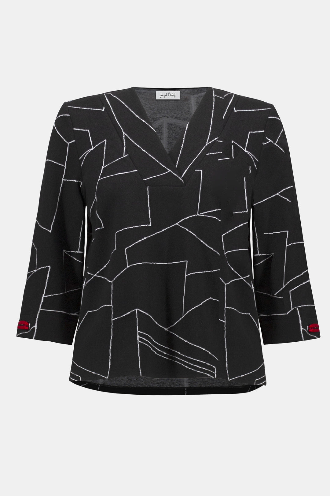 JOSEPH RIBKOFF- WOMEN'S V NECK PULLOVER TOP