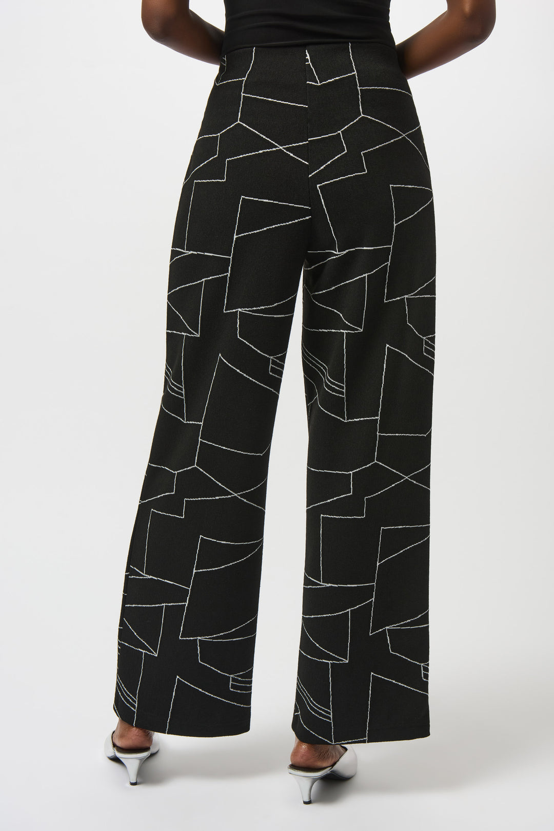 JOSEPH RIBKOFF- WOMEN'S EDGY GEOMETRIC TROUSERS