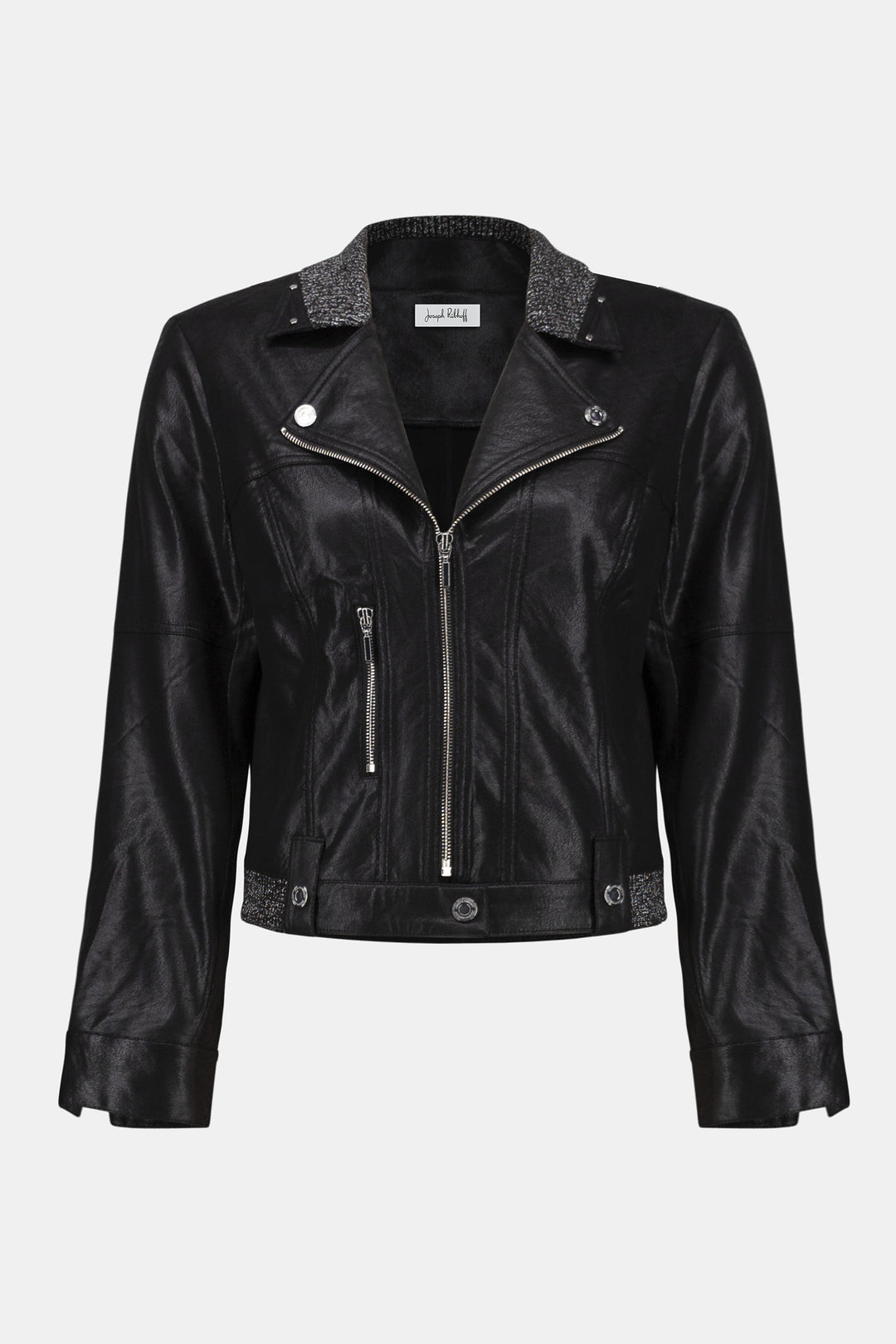 JOSEPH RIBKOFF- WOMEN'S EDGY LEATHER JACKET