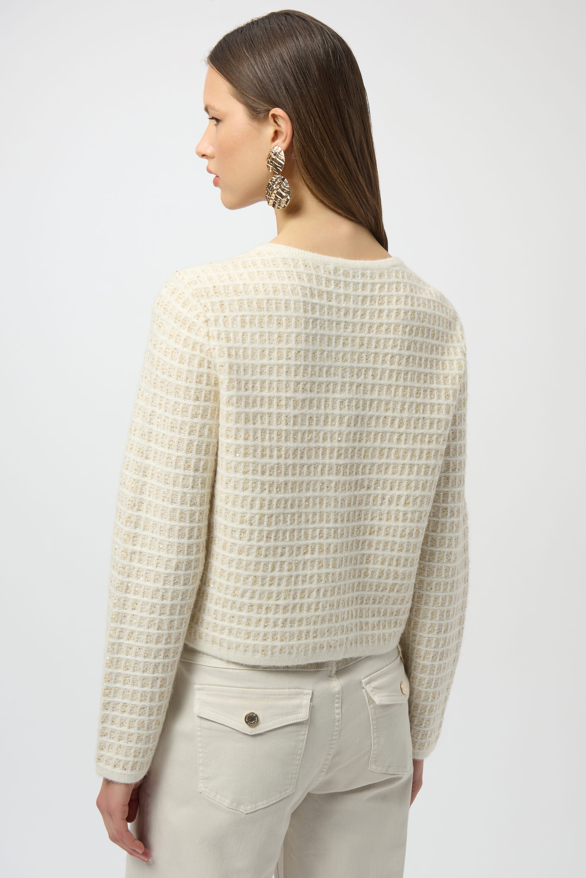 JOSEPH RIBKOFF- WOMEN'S FORMAL ROUND NECK TOP