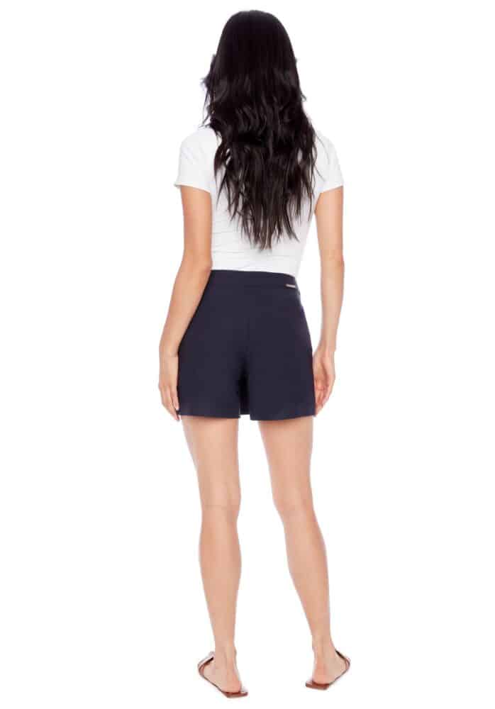 ILTM- WOMEN'S SHIRA SOLID TECHNO SKORT (Black & Navy)