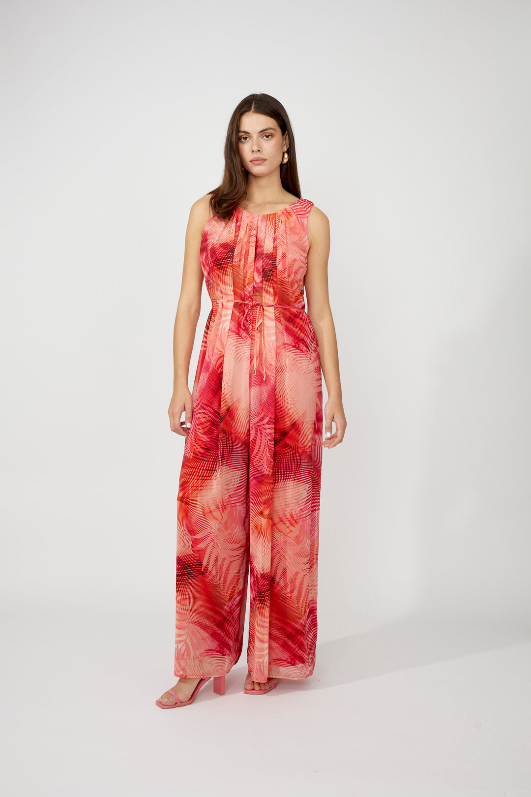 Frank Lyman- Women's Floral Sleeveless Jumpsuit