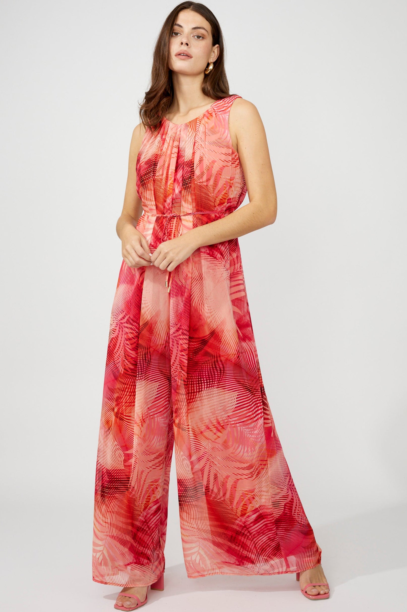 Frank Lyman- Women's Floral Sleeveless Jumpsuit