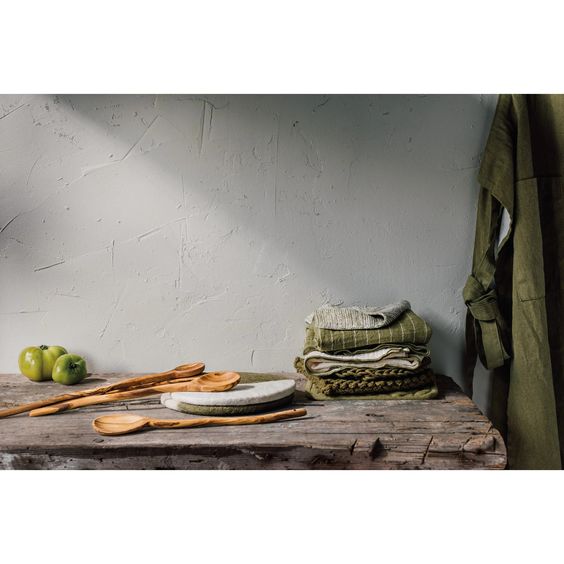 DANICA- OLIVE BRANCH STONEWASH APRON