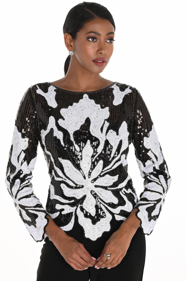 FRANK LYMAN- WOMEN'S KNIT TOP