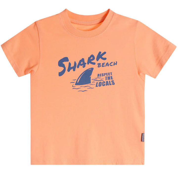 FEATHER 4 ARROW - KIDS SHARK BEACH TEE