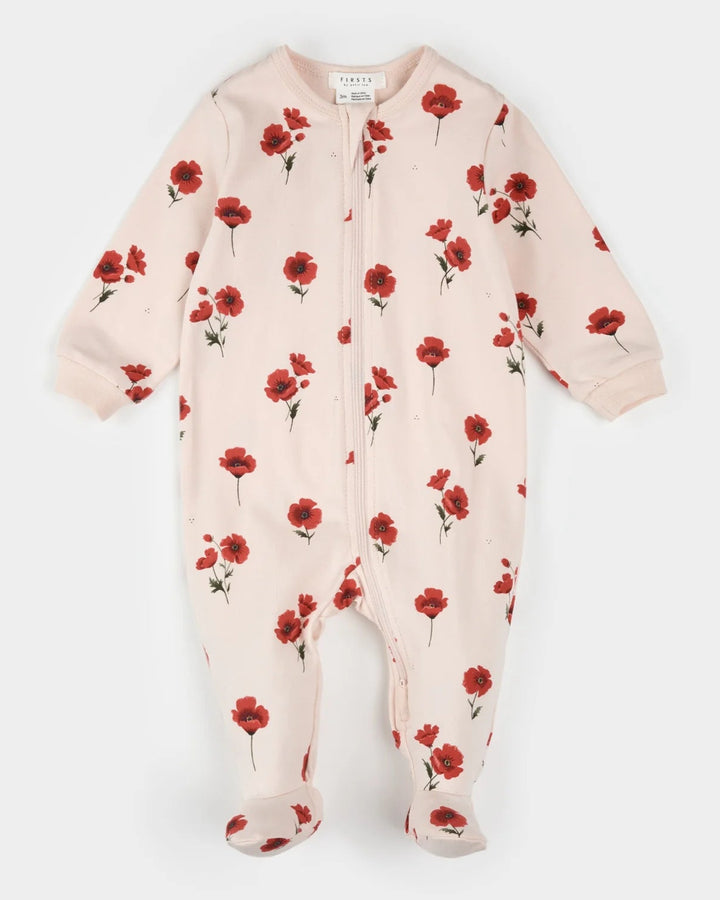 PETIT LEM - BABY POPPY PRINT SLEEPER