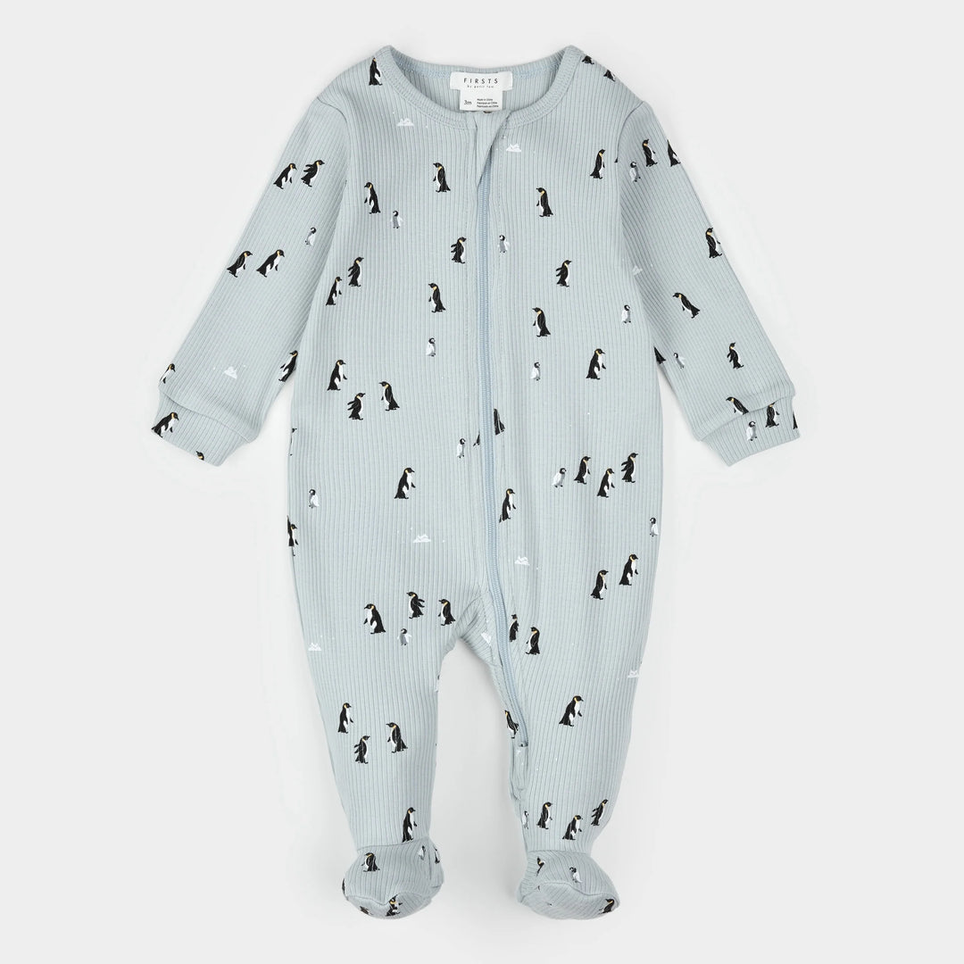 PETIT LEM - KIDS PENGUIN PRINT SLEEPER