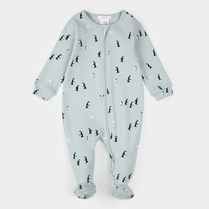 PETIT LEM - KIDS PENGUIN PRINT SLEEPER