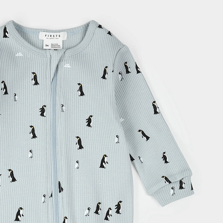PETIT LEM - KIDS PENGUIN PRINT SLEEPER