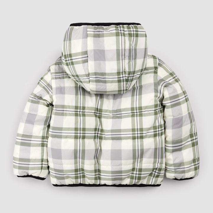 MILES THE LABEL- WINTER MOSS REVERSIBLE JACKET (12M-24M)