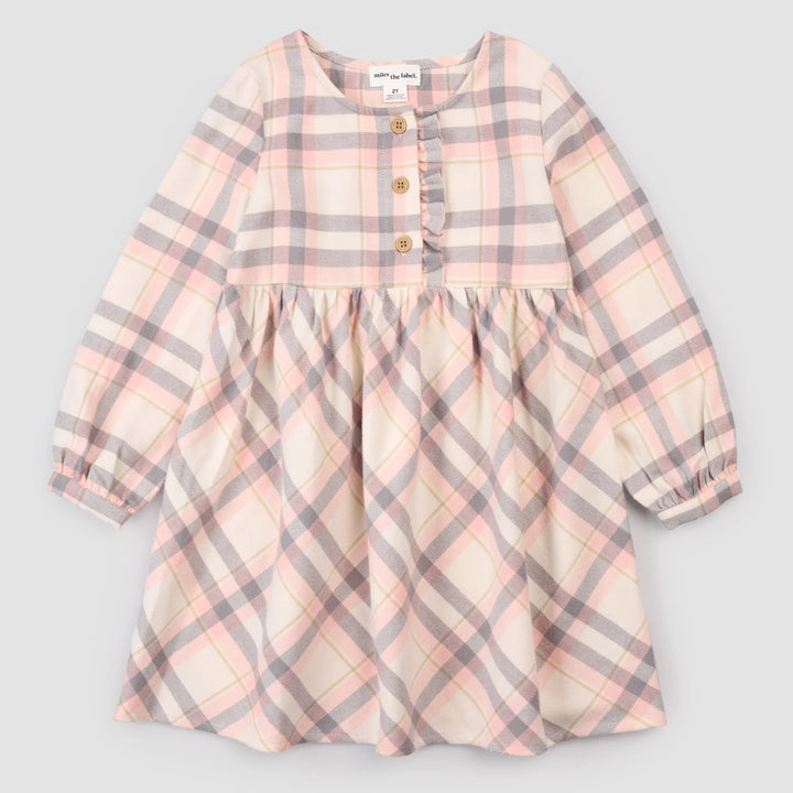 MILES THE LABEL- BABY FLANNEL DRESS