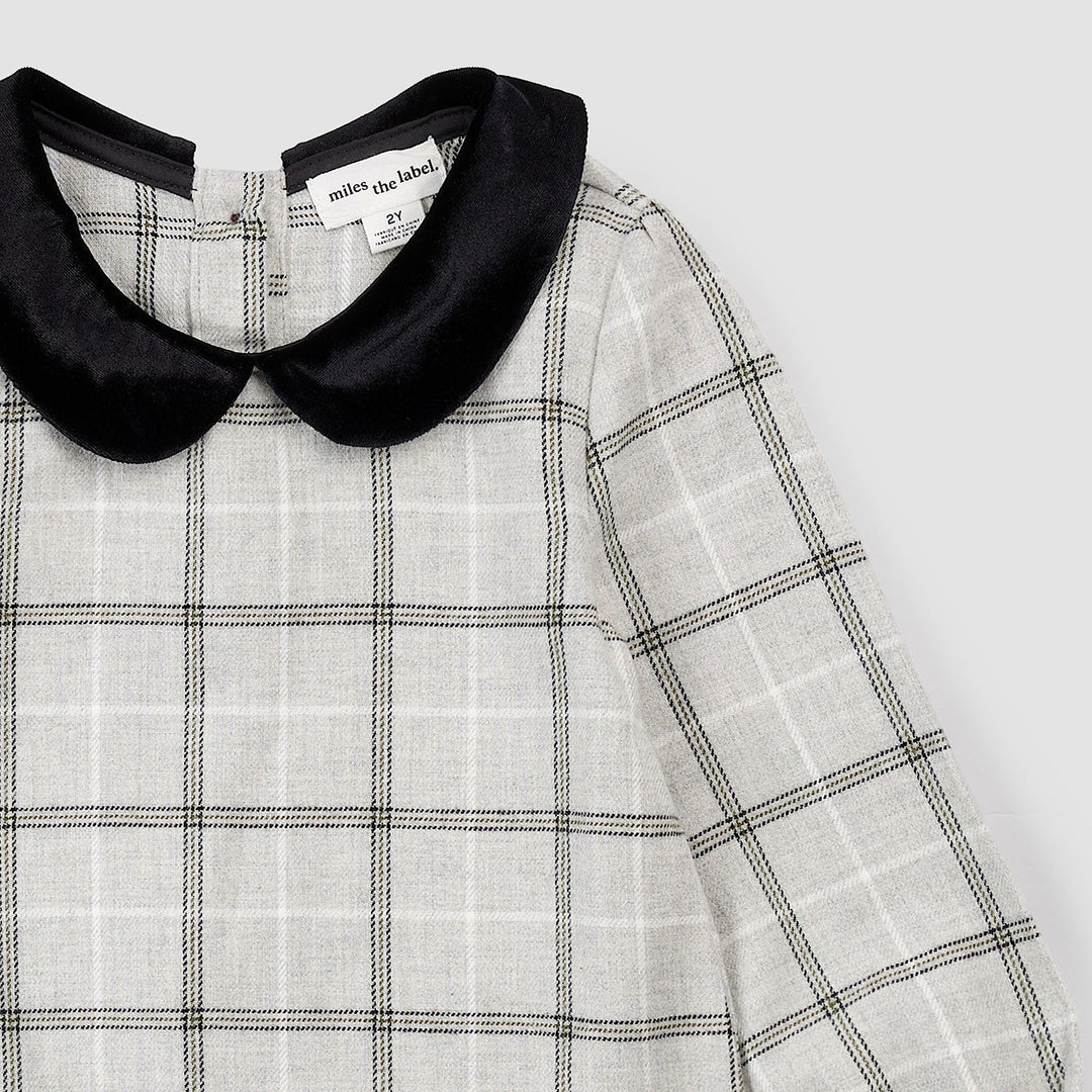 MILES THE LABEL - PLAID FLANNEL DRESS
