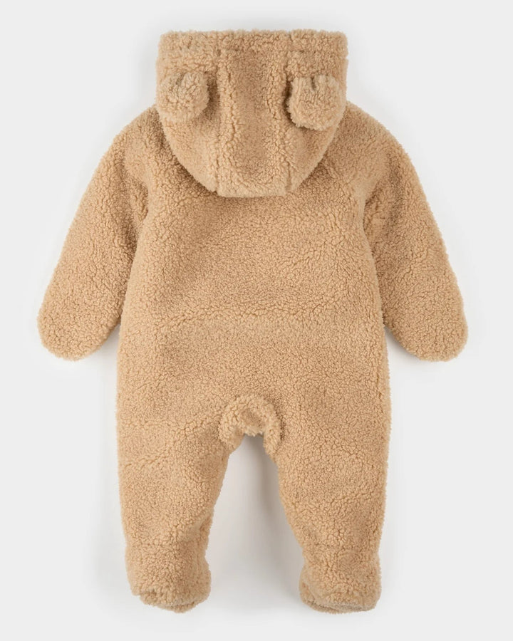 PETIT LEM - KIDS SHERPA BEAR PLAYSUIT 