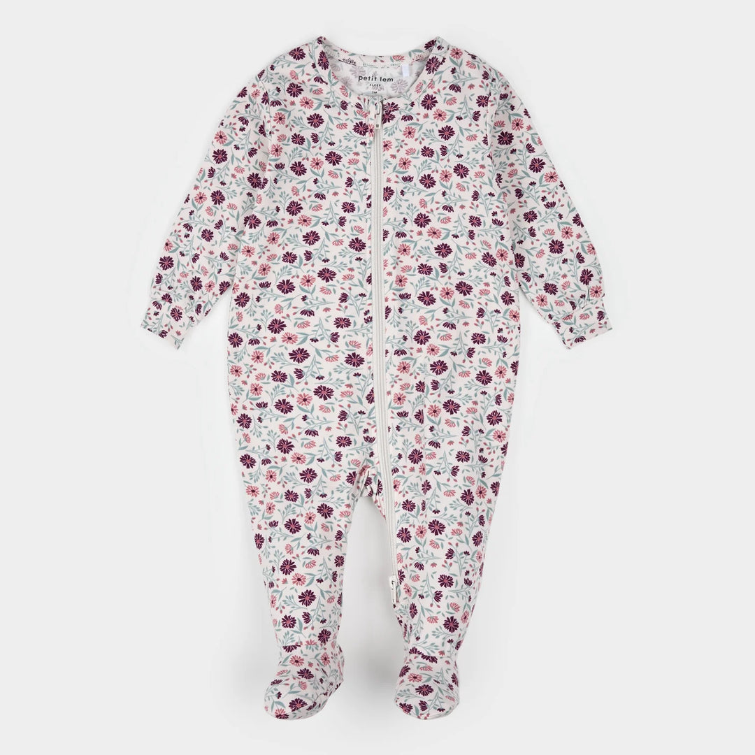 PETIT LEM - KIDS POPPY FLORAL SLEEPER