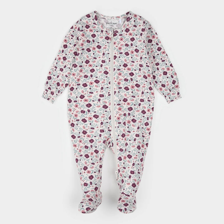 PETIT LEM - KIDS POPPY FLORAL SLEEPER