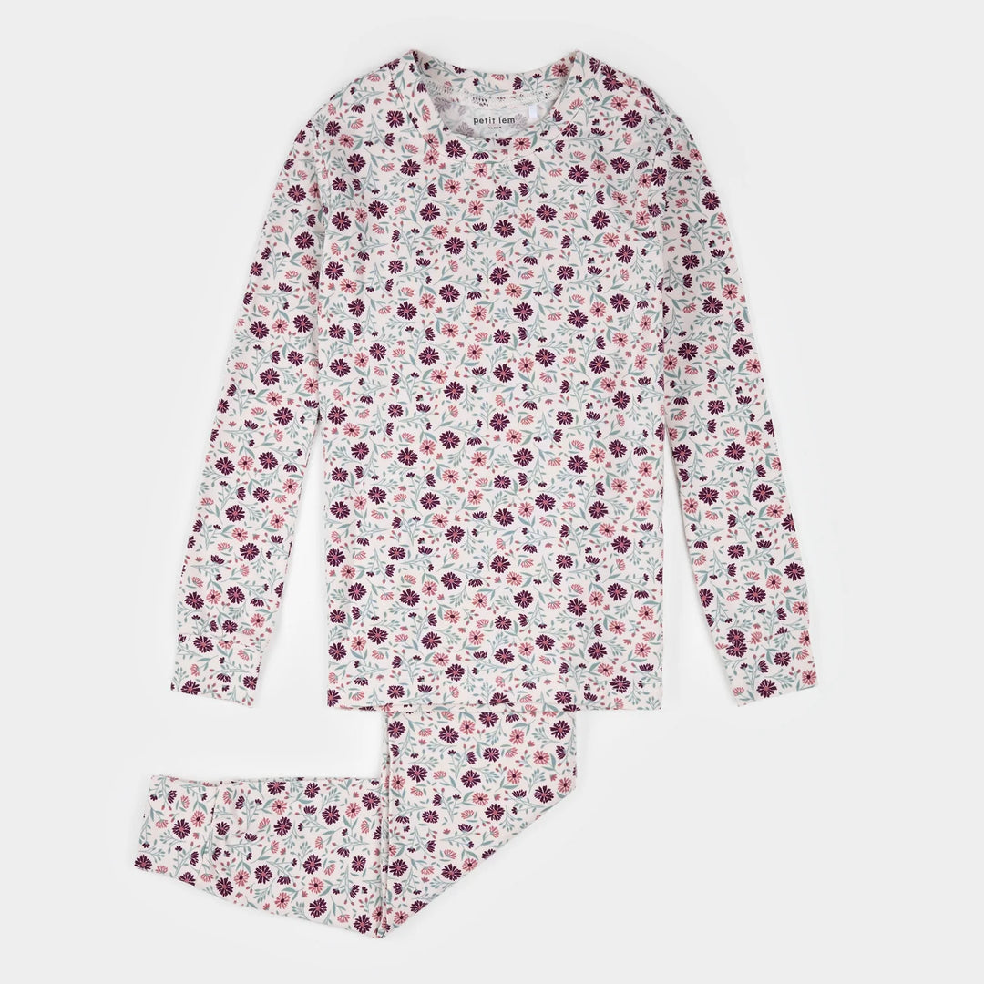 PETIT LEM - KIDS  Poppy Floral  PJ SET