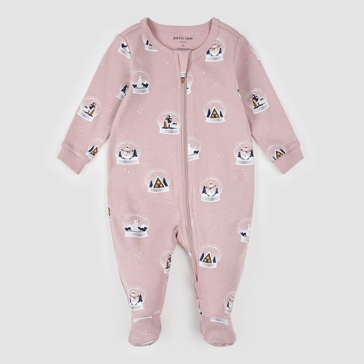 PETIT LEM - KIDS SNOWGLOPE PRINT SLEEPER