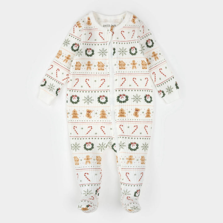 PETIT LEM- BABY HOLIDAY TREATS FAIR ISLE SLEEPER