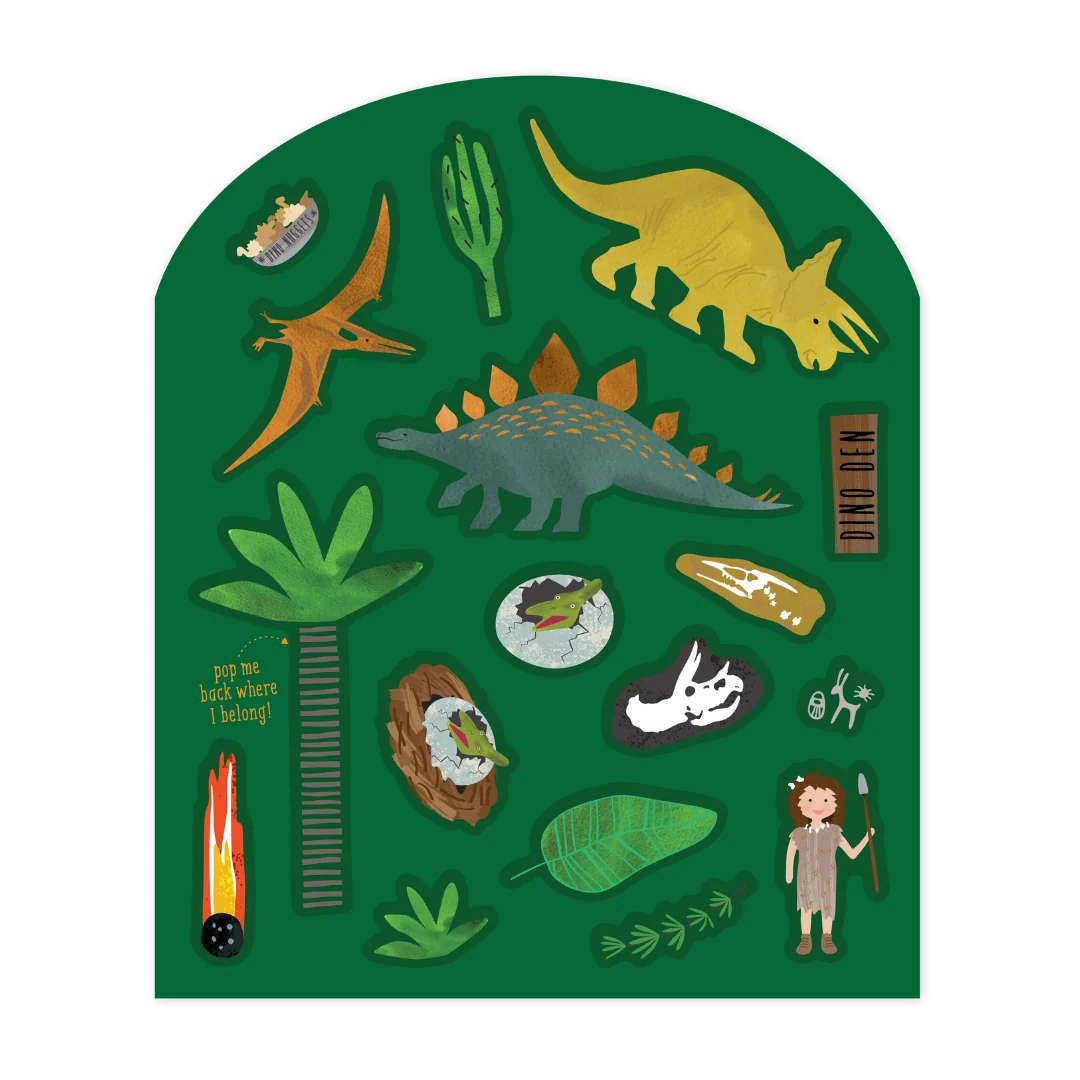FLOSS & ROCK - STICK & PLAY DINO