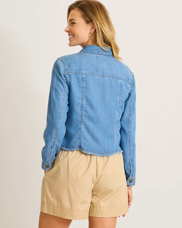 TOMMY BAHAMA - WOMEN'S CHAMBRAY O'LEI JACKET