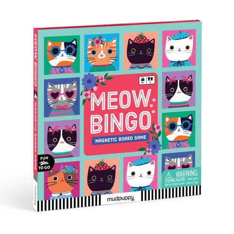 Meow Bingo! Magnetic Board Game