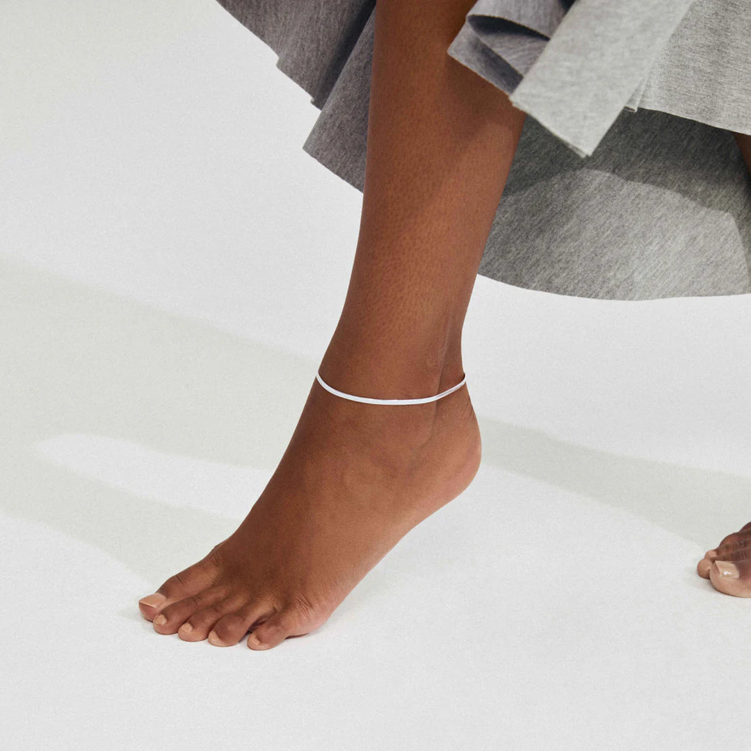 PILGRIM - JOANNA ANKLE CHAIN SILVER-PLATED - SILVER PLATED