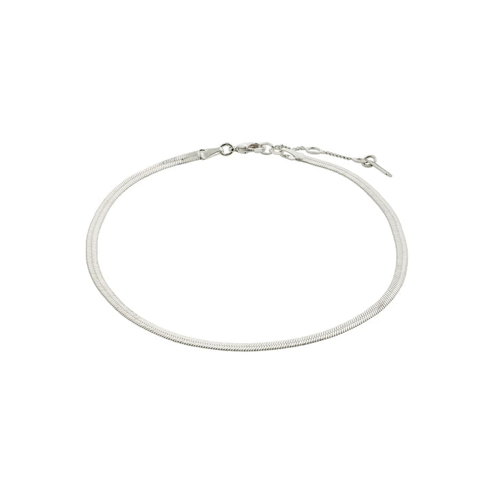 PILGRIM - JOANNA ANKLE CHAIN SILVER-PLATED - SILVER PLATED
