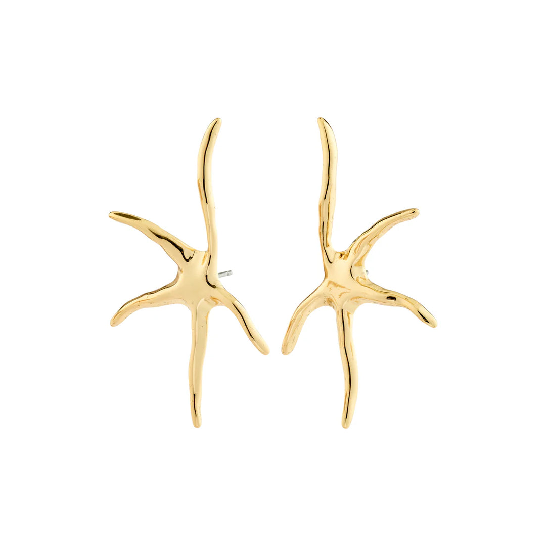 PILGRIM - PRISM EARRINGS GOLD-PLATED